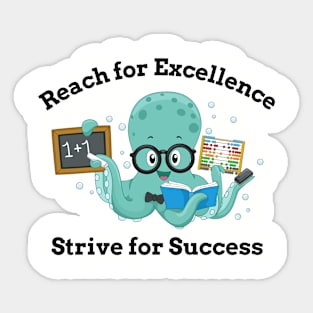 Octopus Math Teacher Sticker